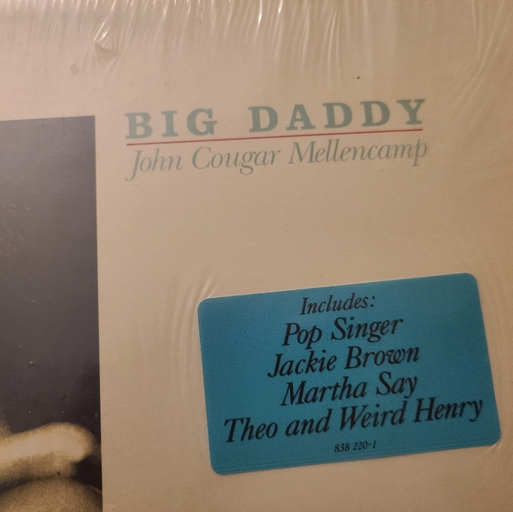 John Cougar Mellencamp Big Daddy vintage vinyl record pristine condition - Picture 2 of 9